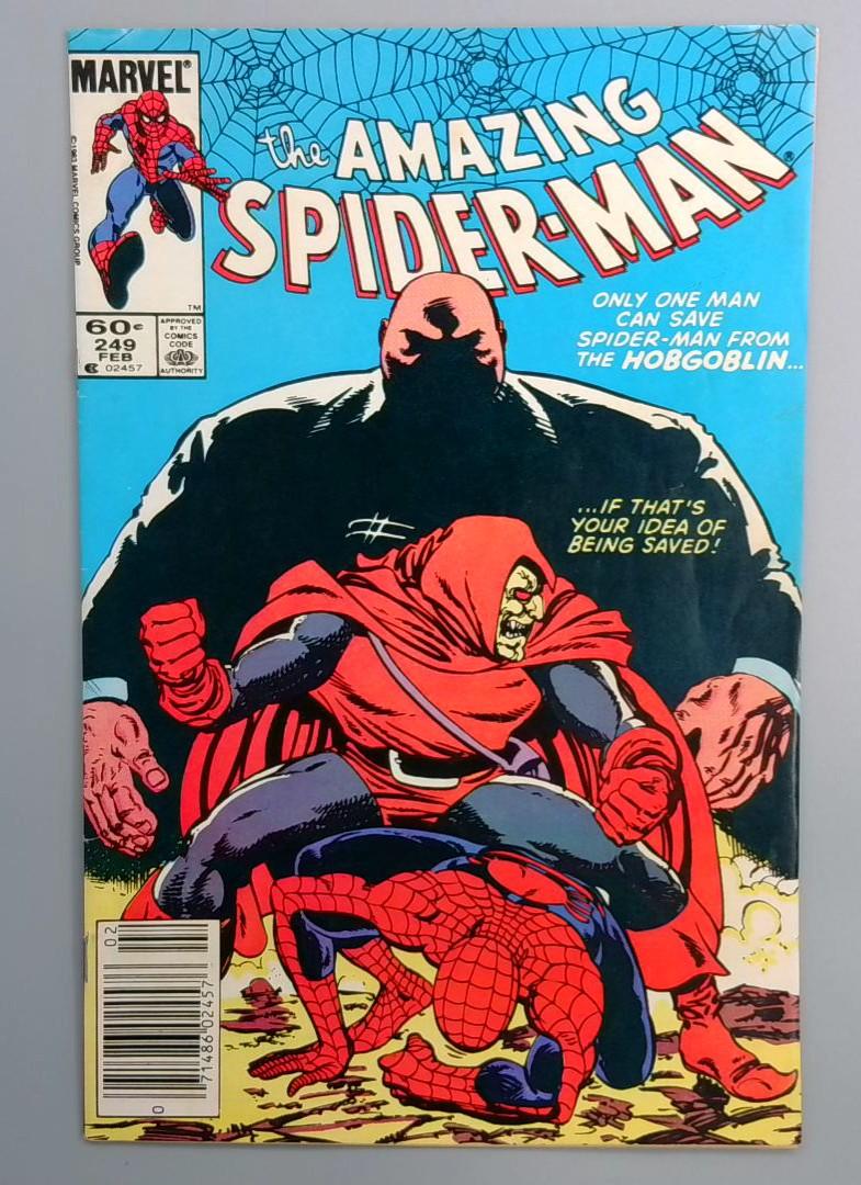 TAmazing Spider-Man #249 1st Daniel Kingsley,  Newsstand Marvel 1984