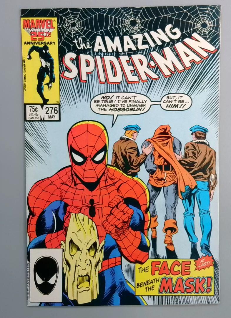 Amazing Spider-Man #276 VF Flash Thompson Framed As Hobgoblin Marvel 1986