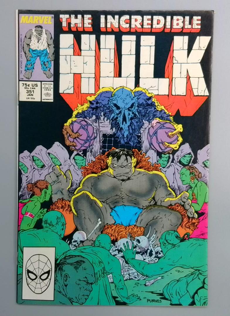 Incredible Hulk #351 VF+ Marvel 1989