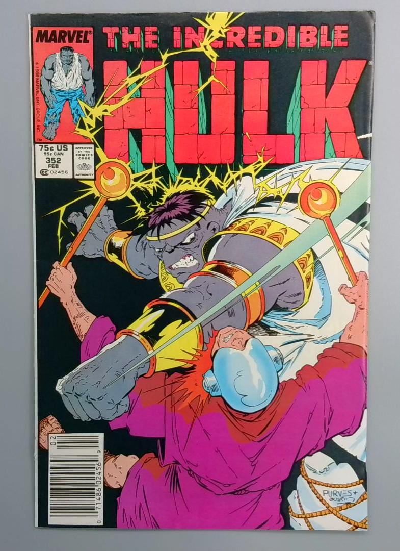 Incredible Hulk #352 Newsstand Edition Marvel 1989