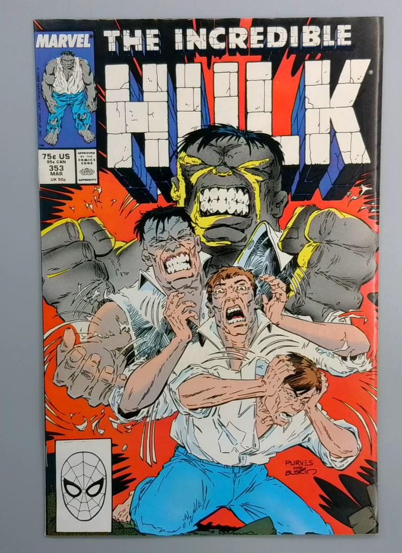 Incredible Hulk #353 Direct Edition Marvel 1989