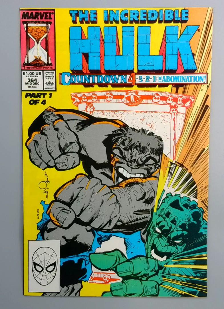 Incredible Hulk #364 1st Appearance of the Madman Marvel 1989