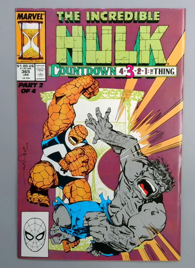 Incredible Hulk #365 Direct Edition Marvel 1990
