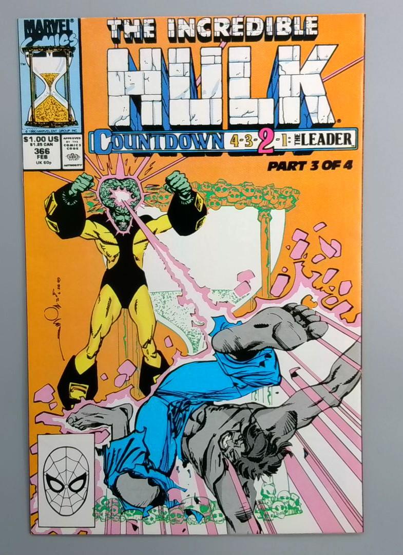 Incredible Hulk #366 1st Appearance of Riot Squad Direct Edition Marvel 1990