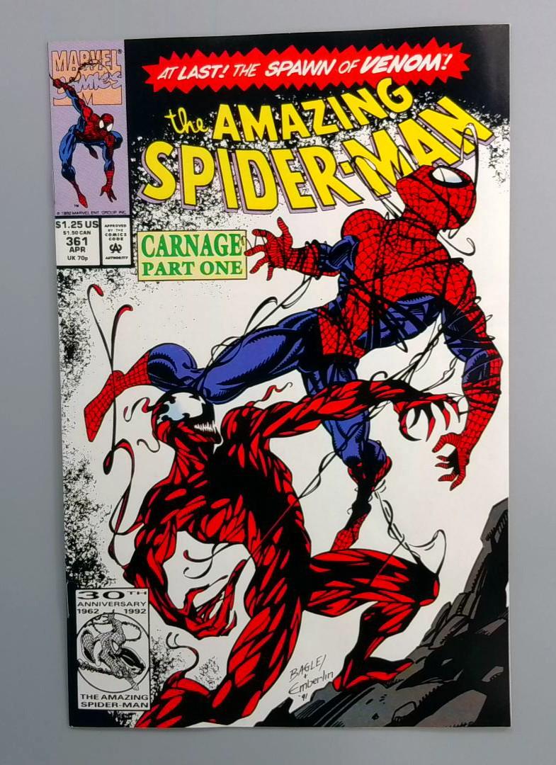 Amazing Spider-Man #361 NM 1st Full Appearance of Carnage Marvel 1992