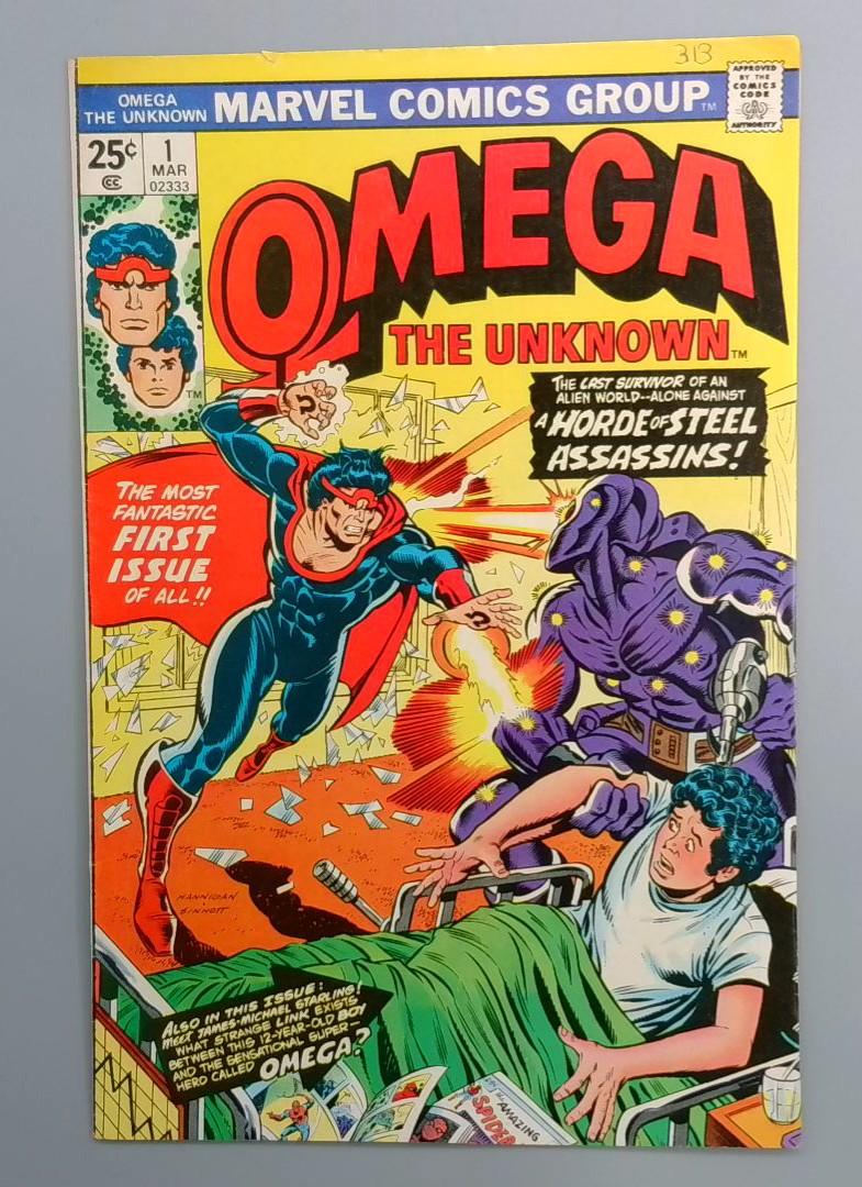 Omega the Unknown #1 1st Appearance of Omega Marvel 1976