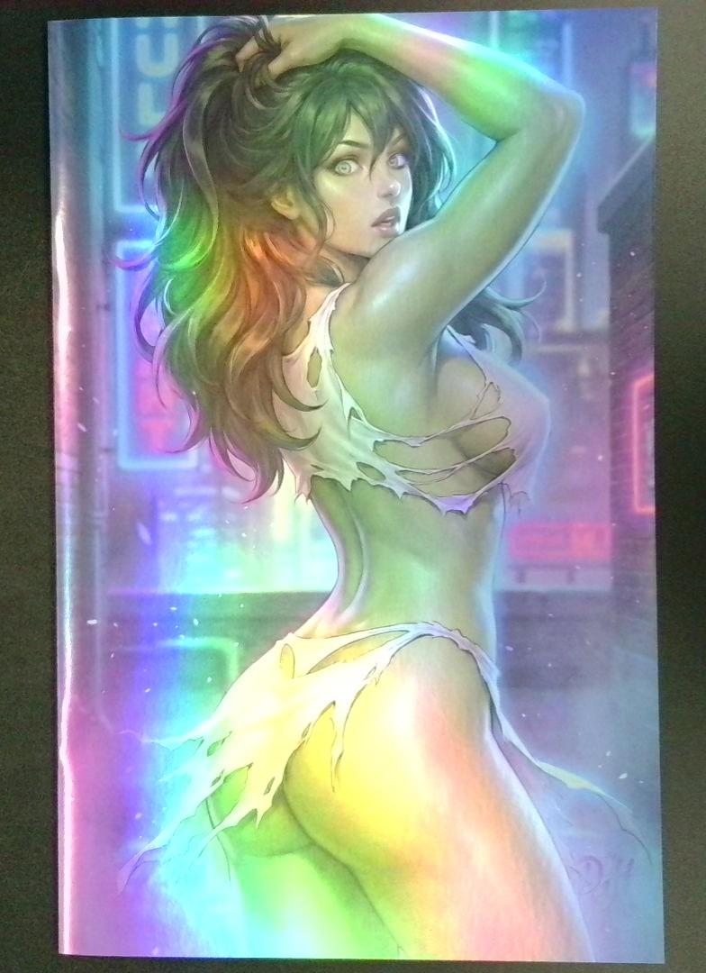 Echo Noir #1 NM Savage She Hulk Cosplay Exclusive Virgin FOIL Variant