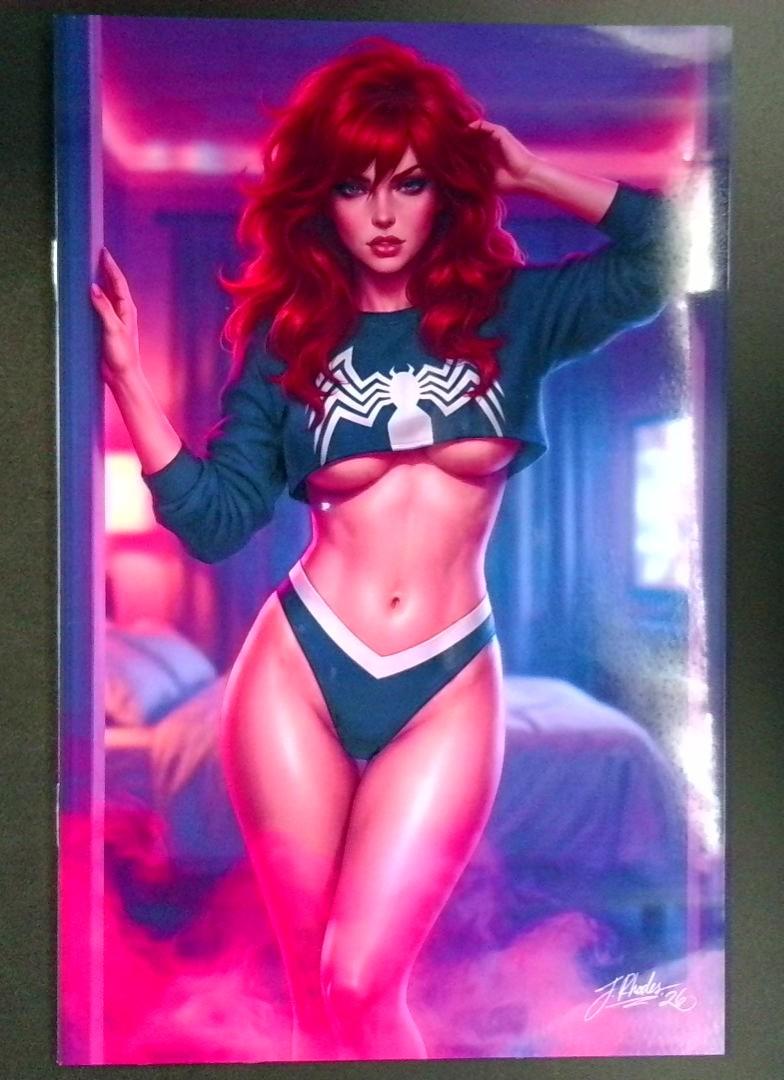 Echo Noir #1 NM Mary Jane Back in Black Cosplay Metal Cover