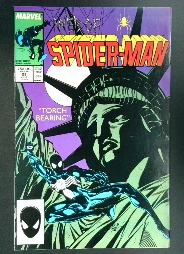 Web of Spider-Man #28 VF+ Marvel 1987