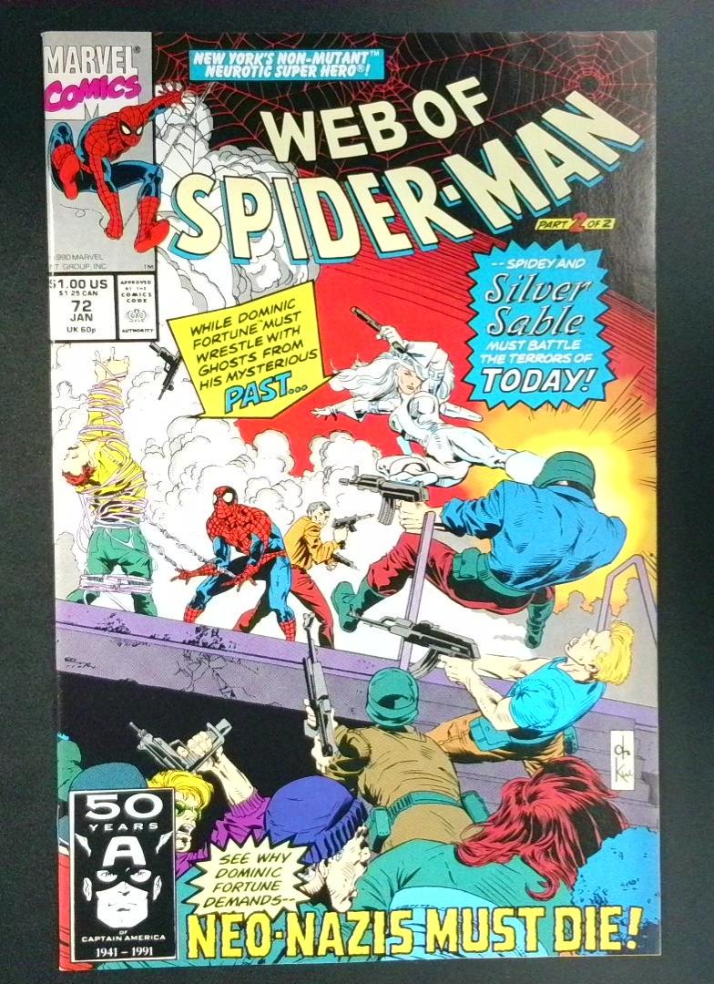 Web of Spider-Man #72 NM Marvel 1991