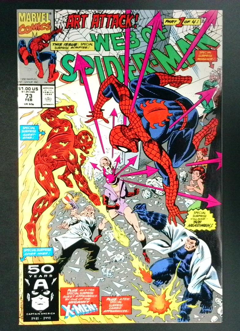 Web of Spider-Man #73 NM Marvel 1991