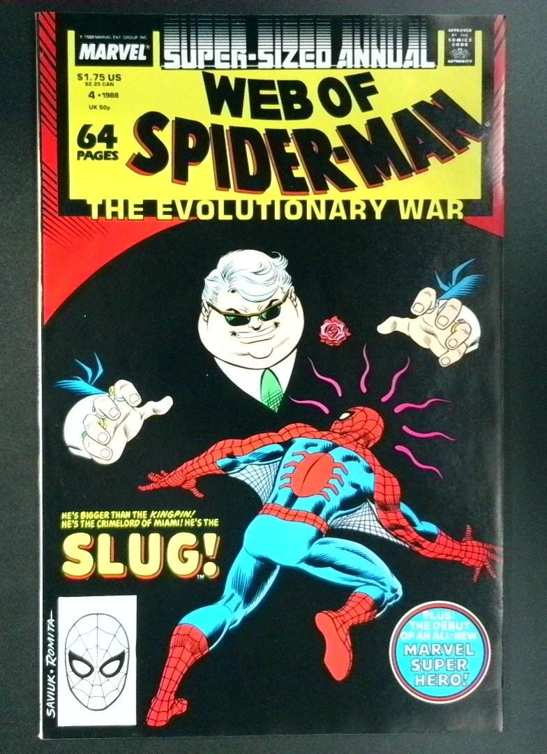 Web of Spider-Man Annual #4 VF/NM Marvel 1988