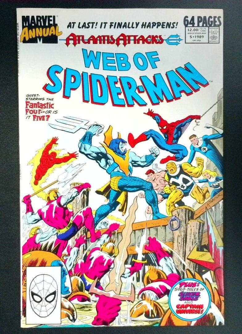 Web of Spider-Man Annual #5 NM- Marvel 1989