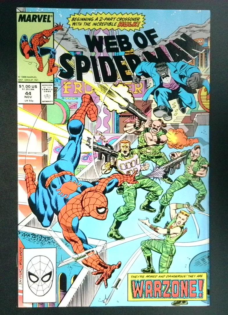 Web of Spider-Man #44 Marvel 1988