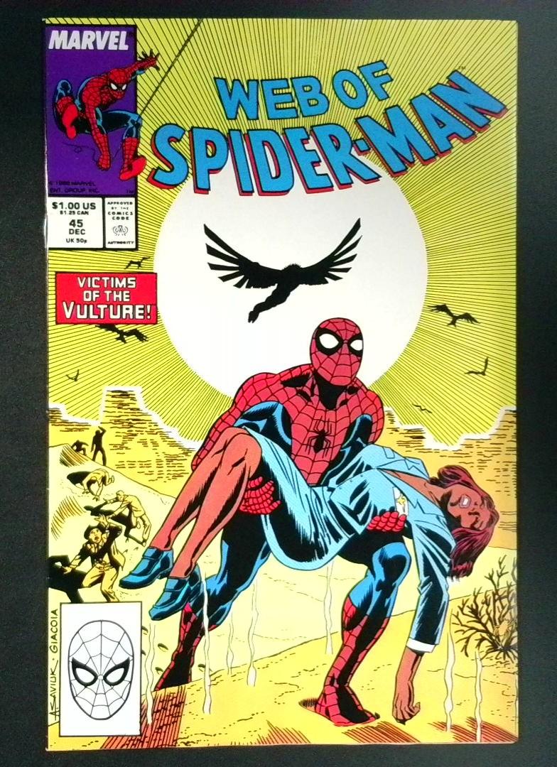 Web of Spider-Man #45 Marvel 1988