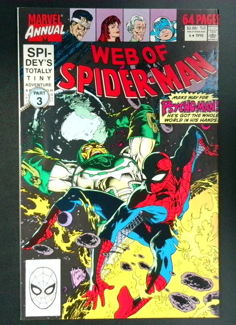 Web of Spider-Man Annual #6 NM Marvel 1990