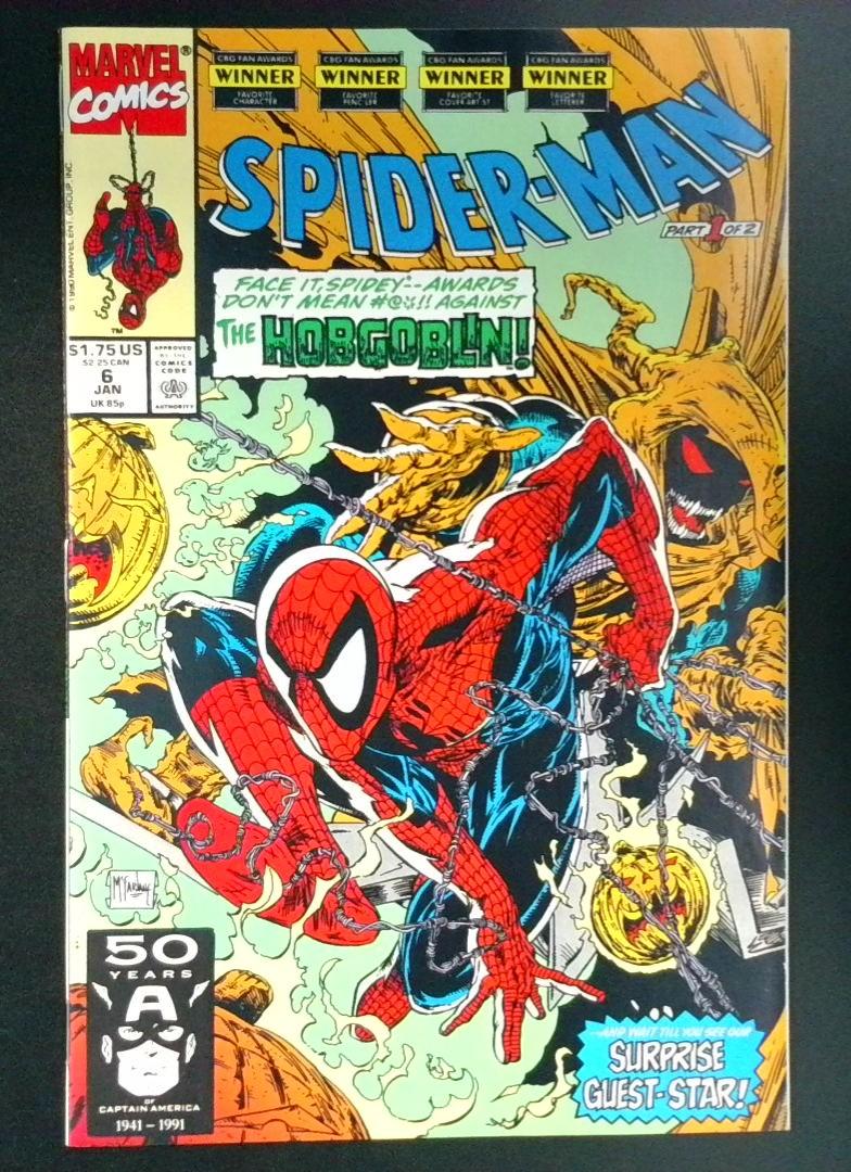 Spider-Man #6 VF/NM Marvel 1991