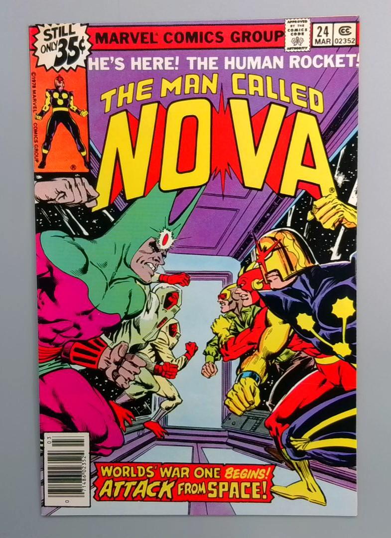 Nova #24 VF/NM Uncanny X-Men 100 Homage Cover Marvel 1978