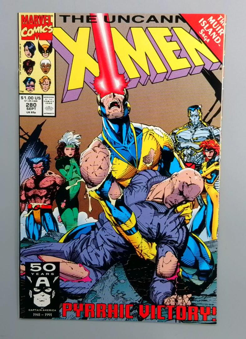 Uncanny X-Men #280 VF Jim Lee Cover Marvel 1991