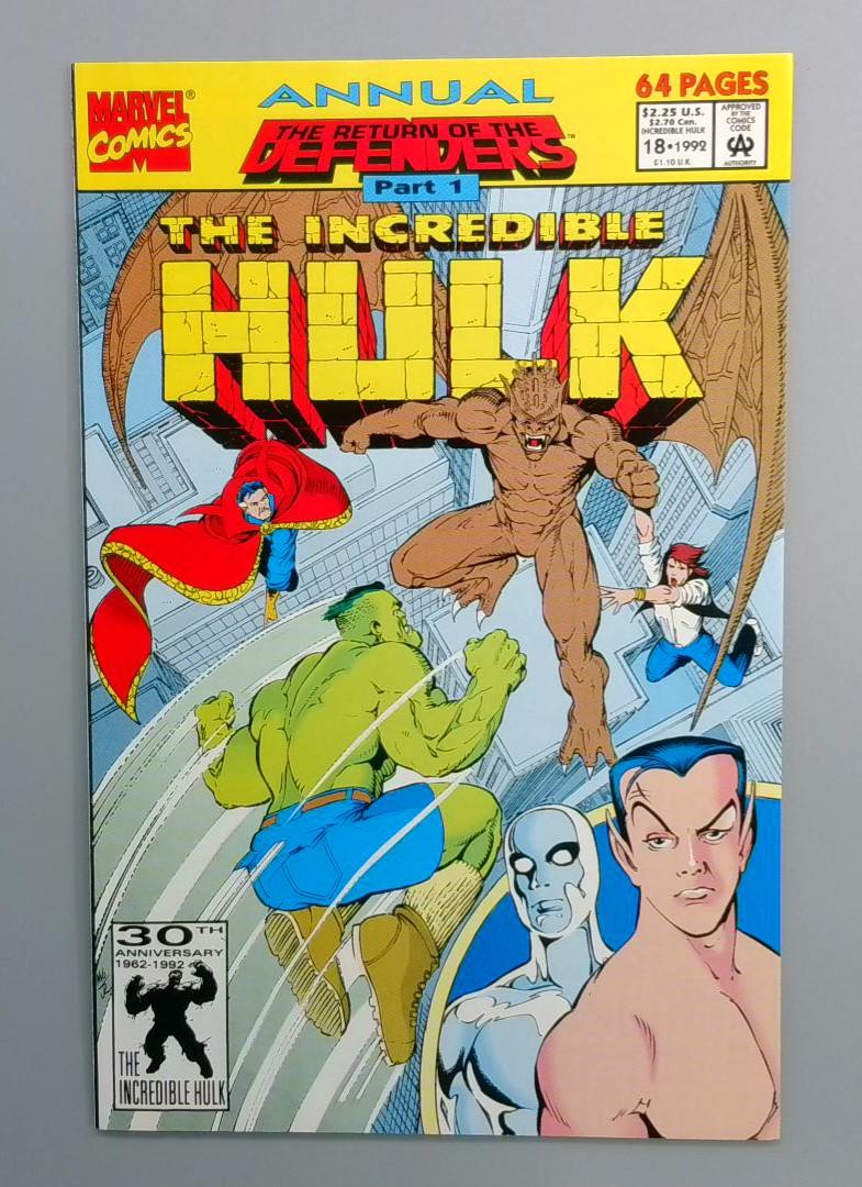 Incredible Hulk Annual #18 NM Defenders Marvel 1992