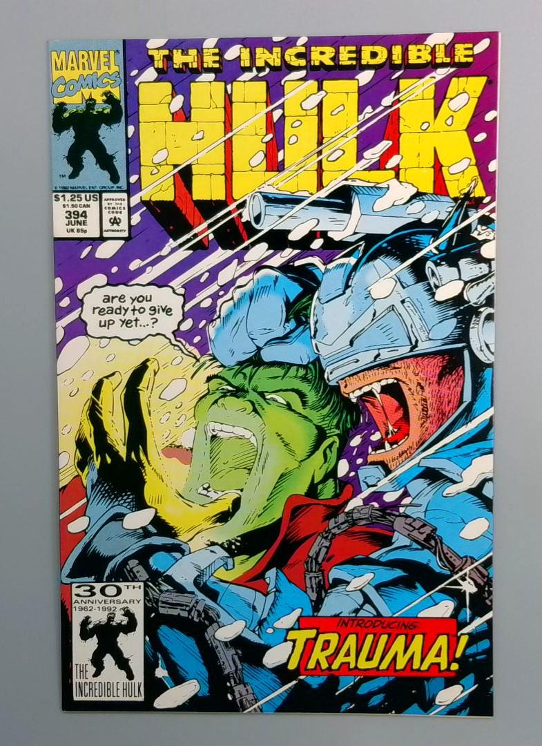 Incredible Hulk #394 NM 1st Appearance of Trauma Marvel 1992