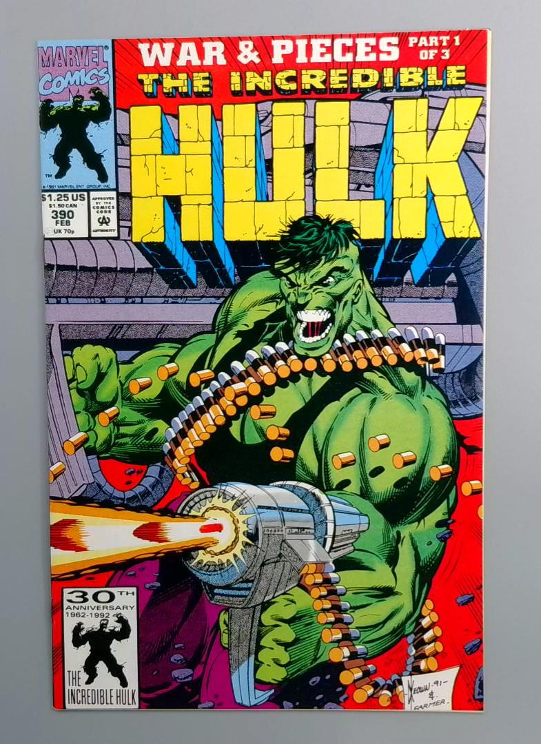 Incredible Hulk #390 VF Marvel 1992