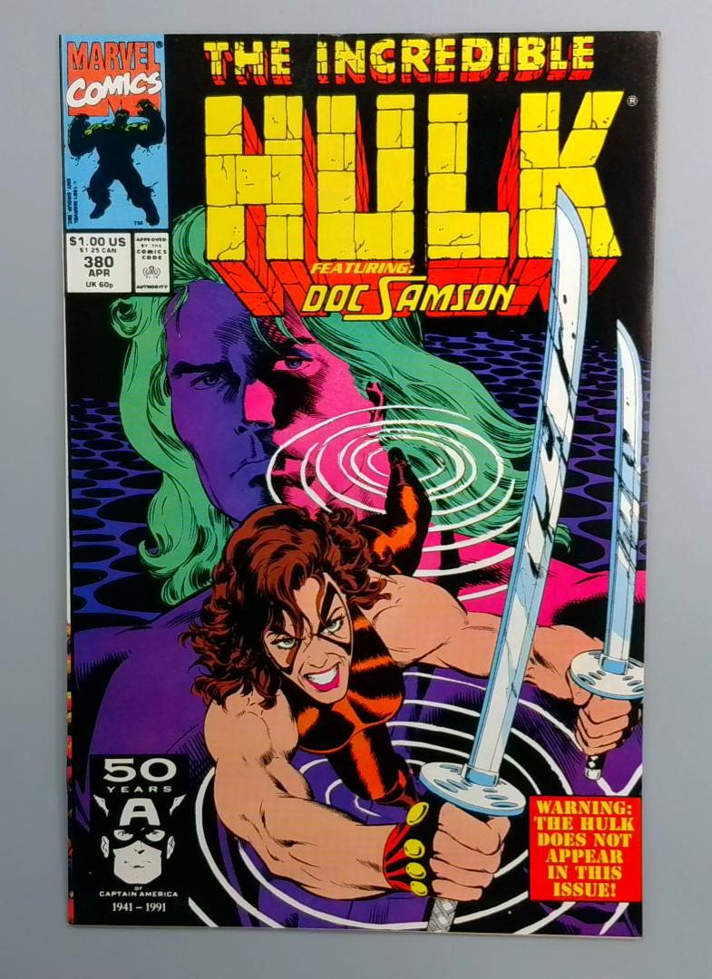 Incredible Hulk #380 VF/NM Doc Samson Marvel 1991