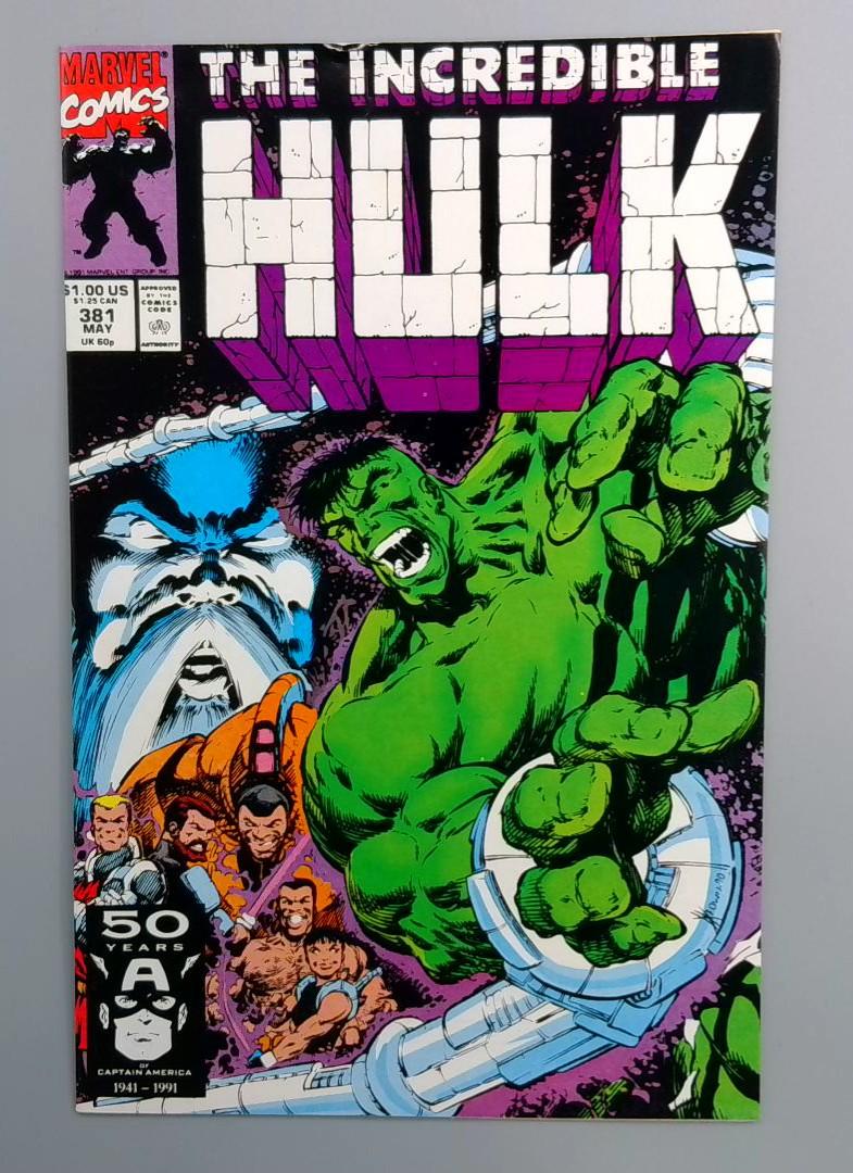 Incredible Hulk #381 Marvel 1991
