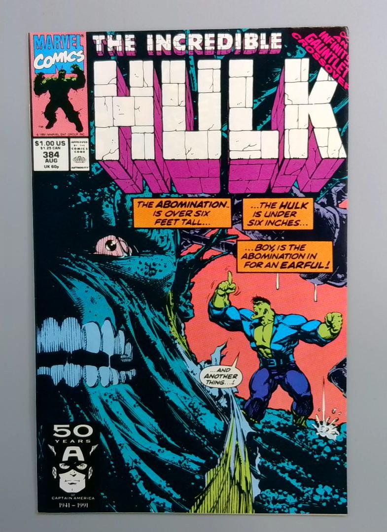 Incredible Hulk #384 NM Marvel 1991