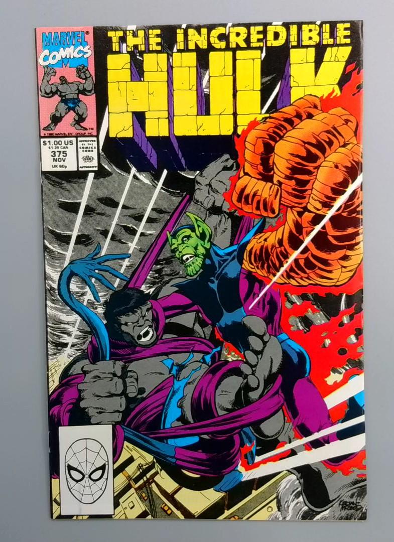 Incredible Hulk #375 VF Marvel 1990
