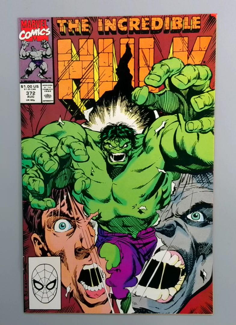 Incredible Hulk #372 NM Green Hulk Returns Marvel 1990