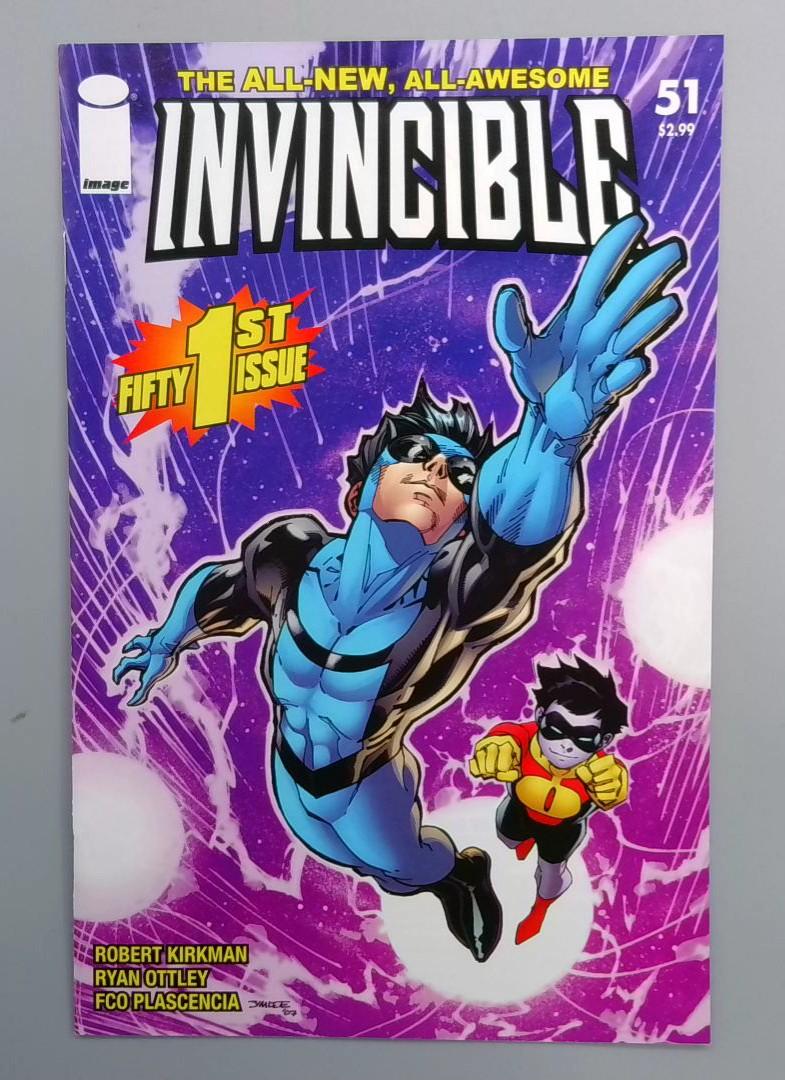 Invincible #51 VF+ Debut of Blue Costume Image 2008