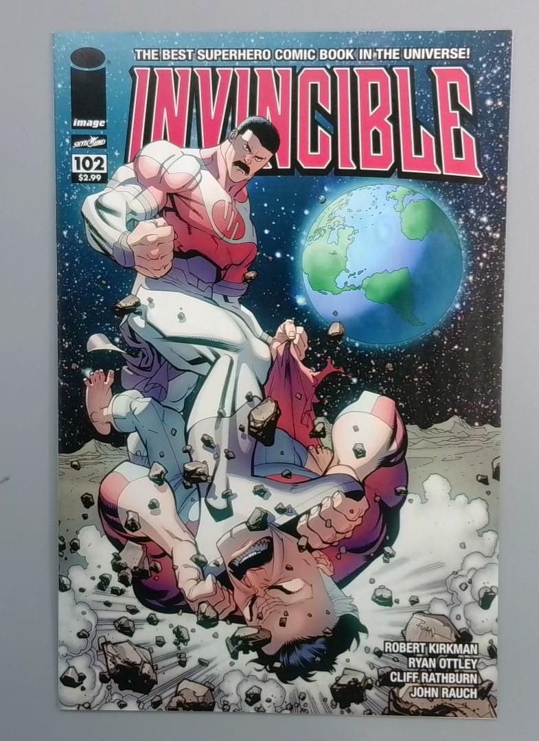 Invincible #102 NM Thragg vs Omni Man Image 2013