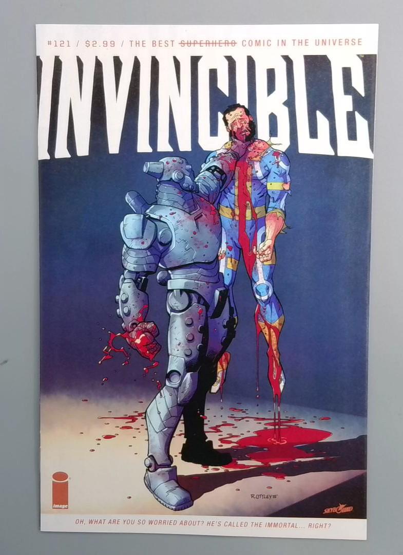 Invincible #121 NM Robot vs The Immortal Image 2015