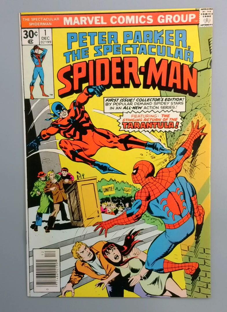 Spectacular Spider-Man #1 VF/NM 1st Appearance of Edward Lansky Marvel 1976