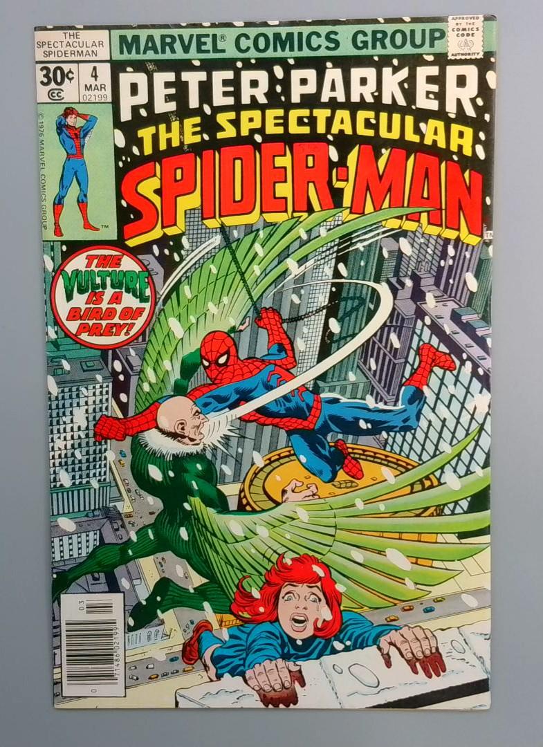 Spectacular Spider-Man #4 VF Vulture Marvel 1977