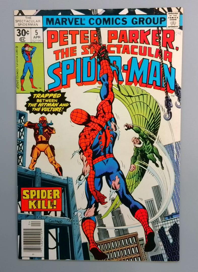 Spectacular Spider-Man #5 NM 1st Full Appearance of the Hitman Marvel 1977