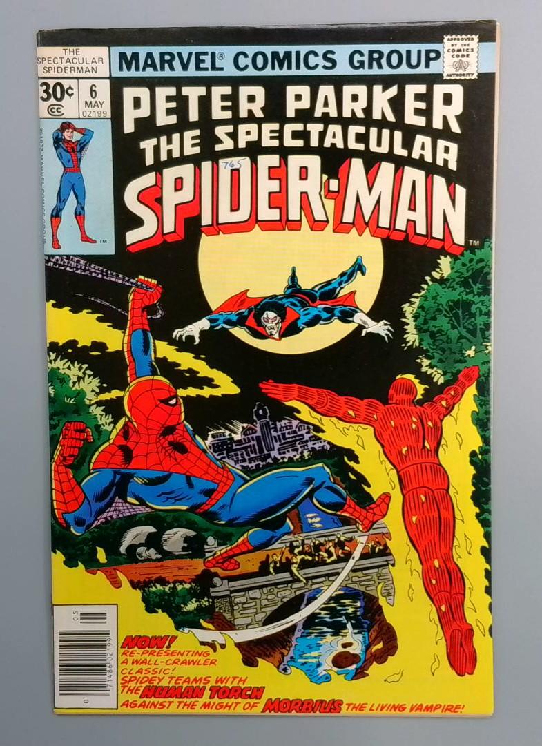 Spectacular Spider-Man #6 NM Morbius the Living Vampire Marvel 1977