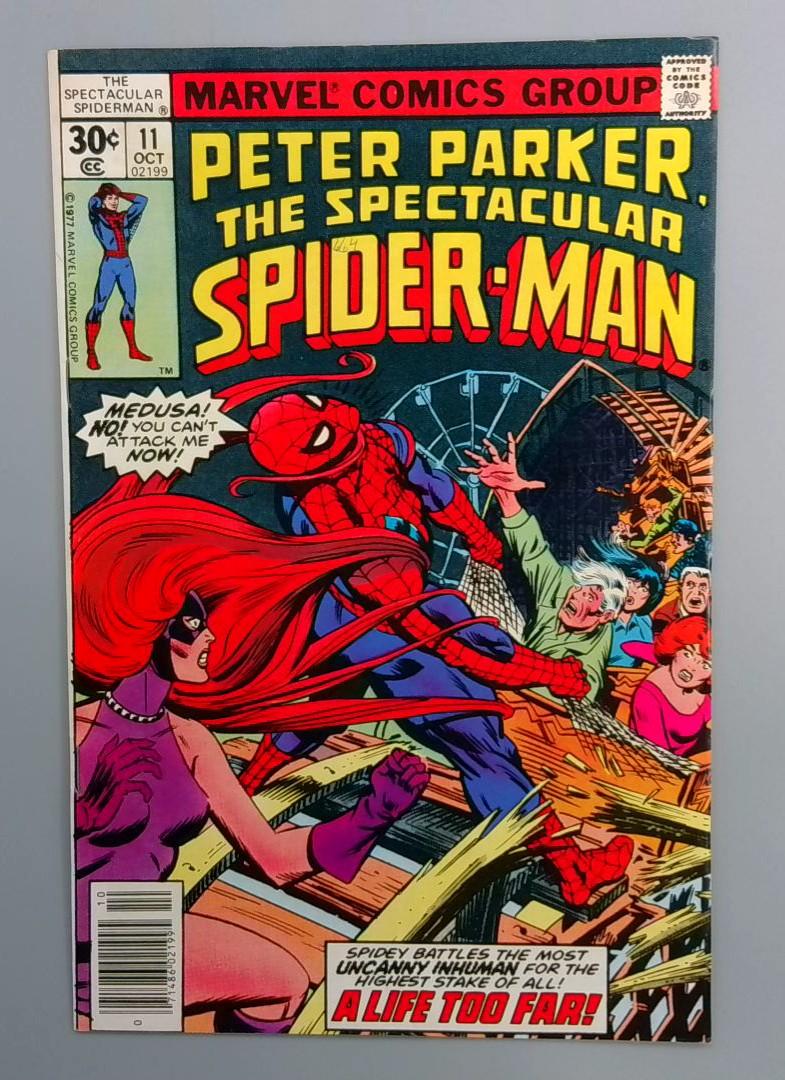 Spectacular Spider-Man #11 VF/NM Medusa Marvel 1977