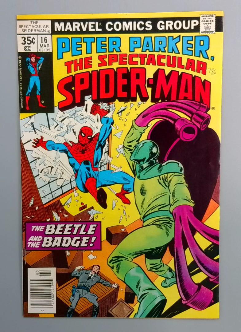 Spectacular Spider-Man #16 VF+ Beetle Marvel 1978