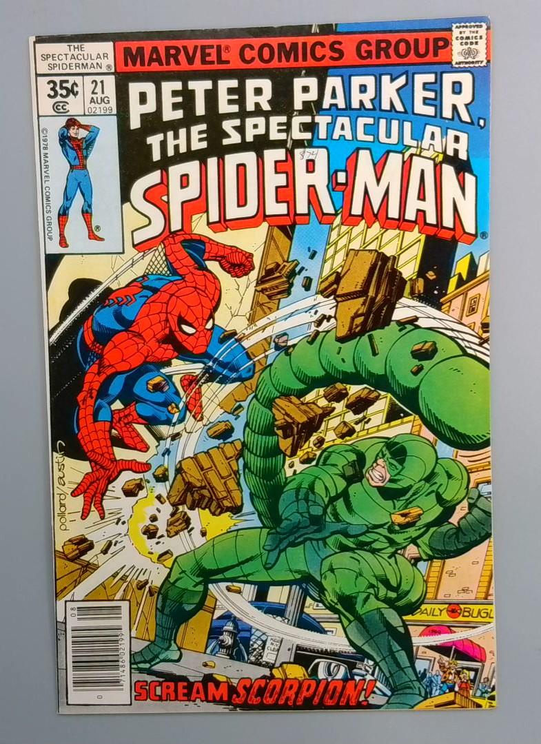 Spectacular Spider-Man #21 NM Scorpion Marvel 1978