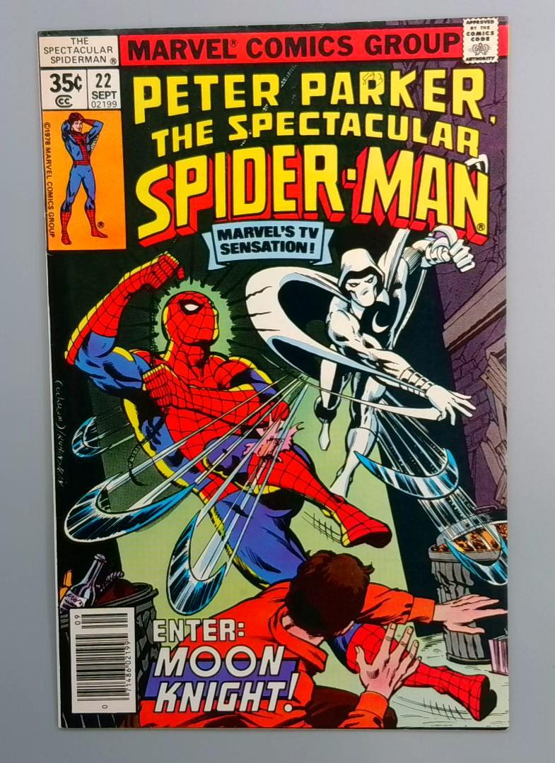 Spectacular Spider-Man #22 VF/NM Moon Knight Marvel 1970
