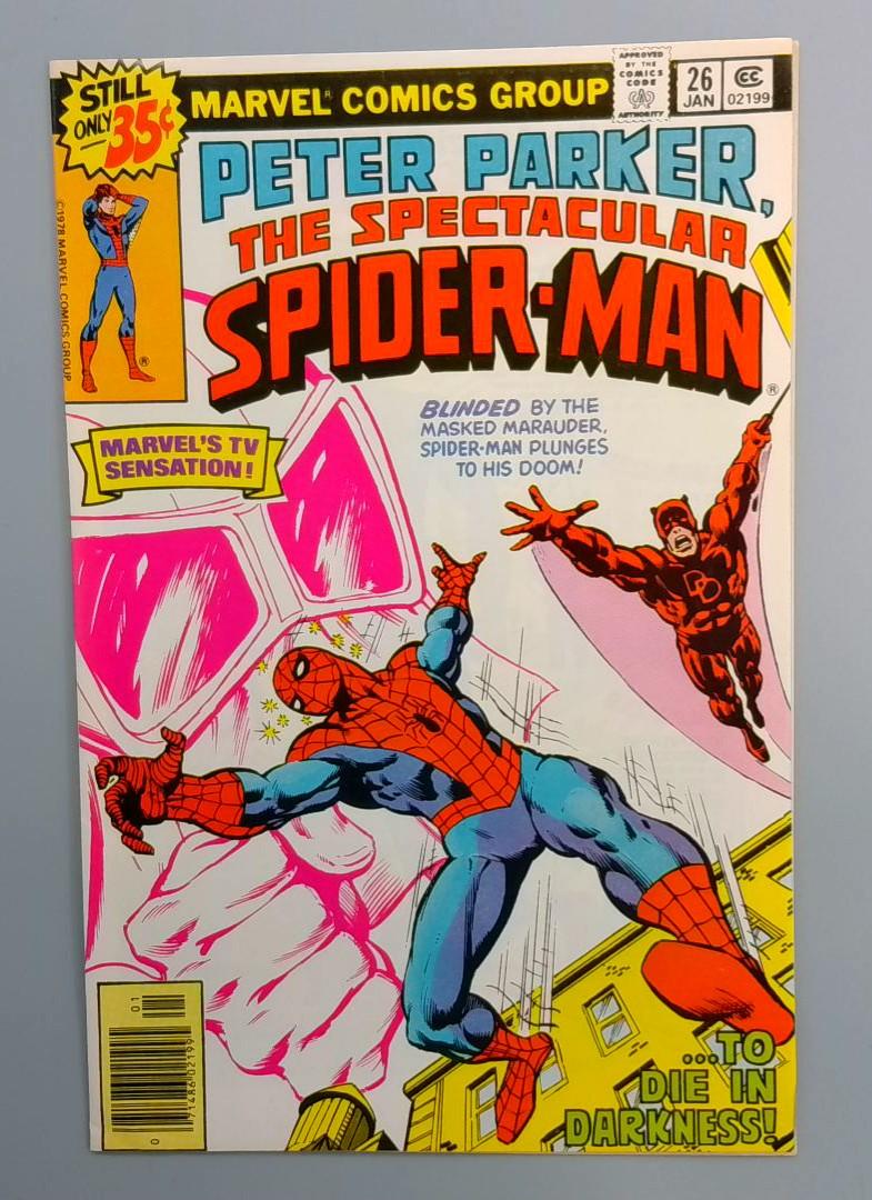 Spectacular Spider-Man #26 VF Daredevil Marvel 1979