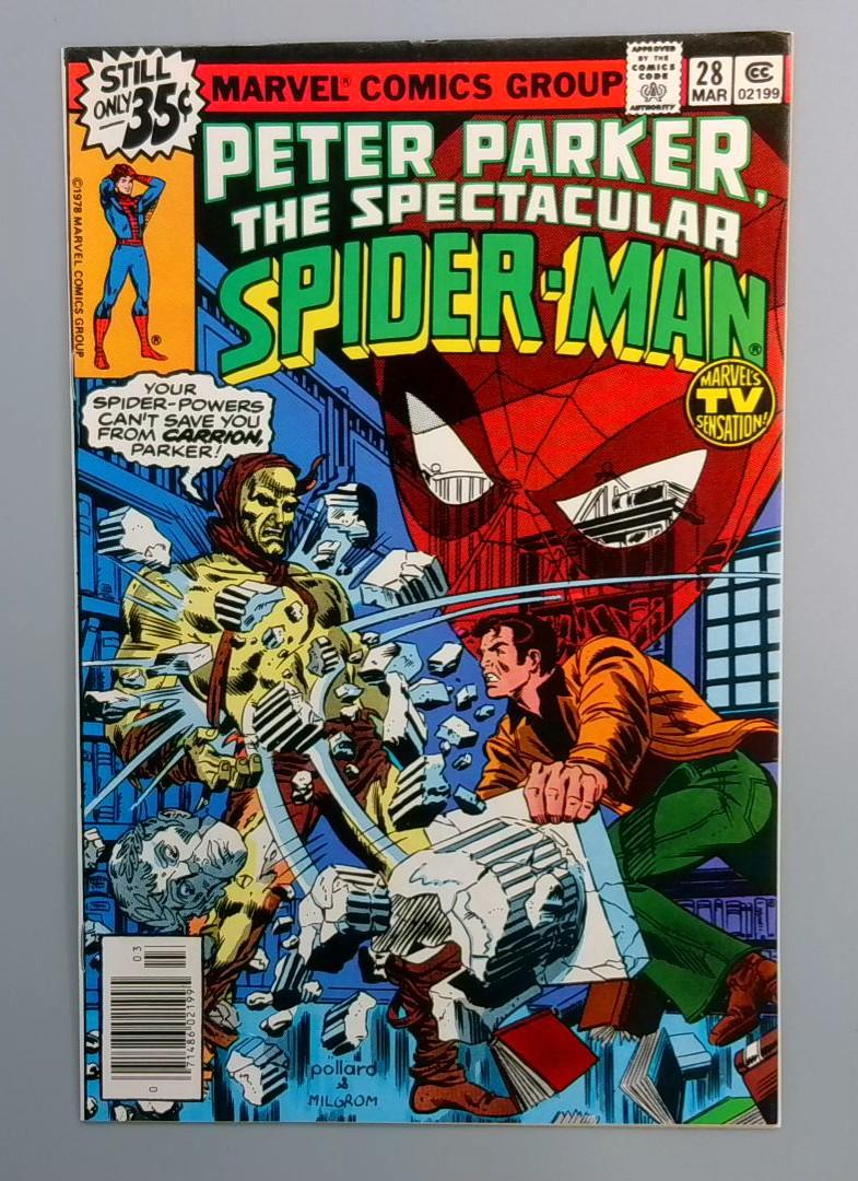 Spectacular Spider-Man #28 NM- 2nd Frank Miller Daredevil Art Marvel 1979