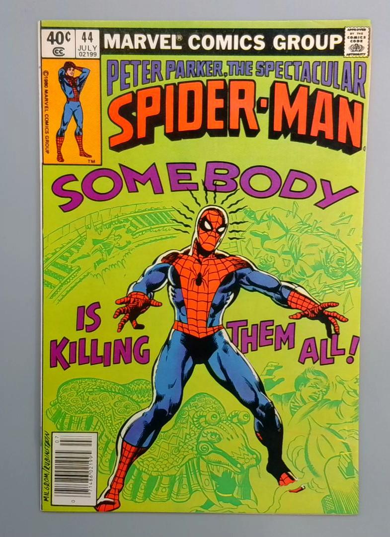 Spectacular Spider-Man #44 NM 1st Malachi Toomes Newsstand Marvel 1980