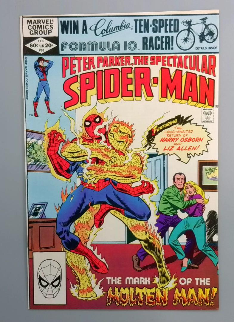 Spectacular Spider-Man #63 NM Marvel 1982
