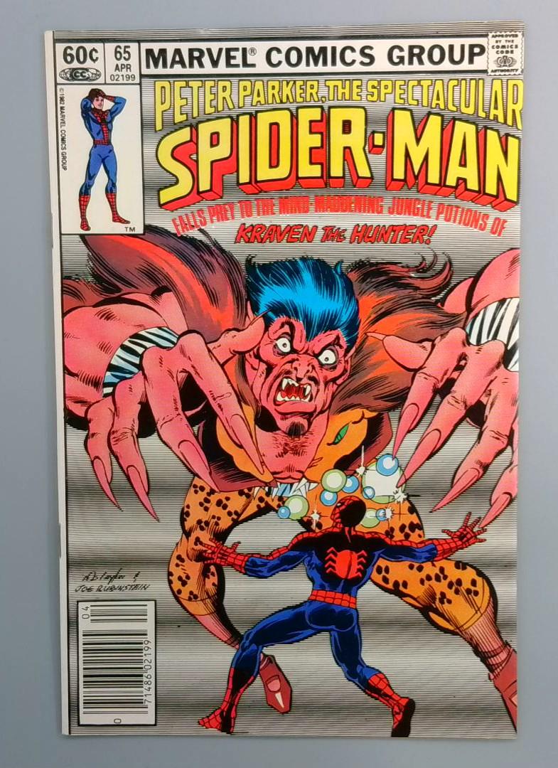 Spectacular Spider-Man #65 2nd Calypso Newsstand Edition Marvel 1981
