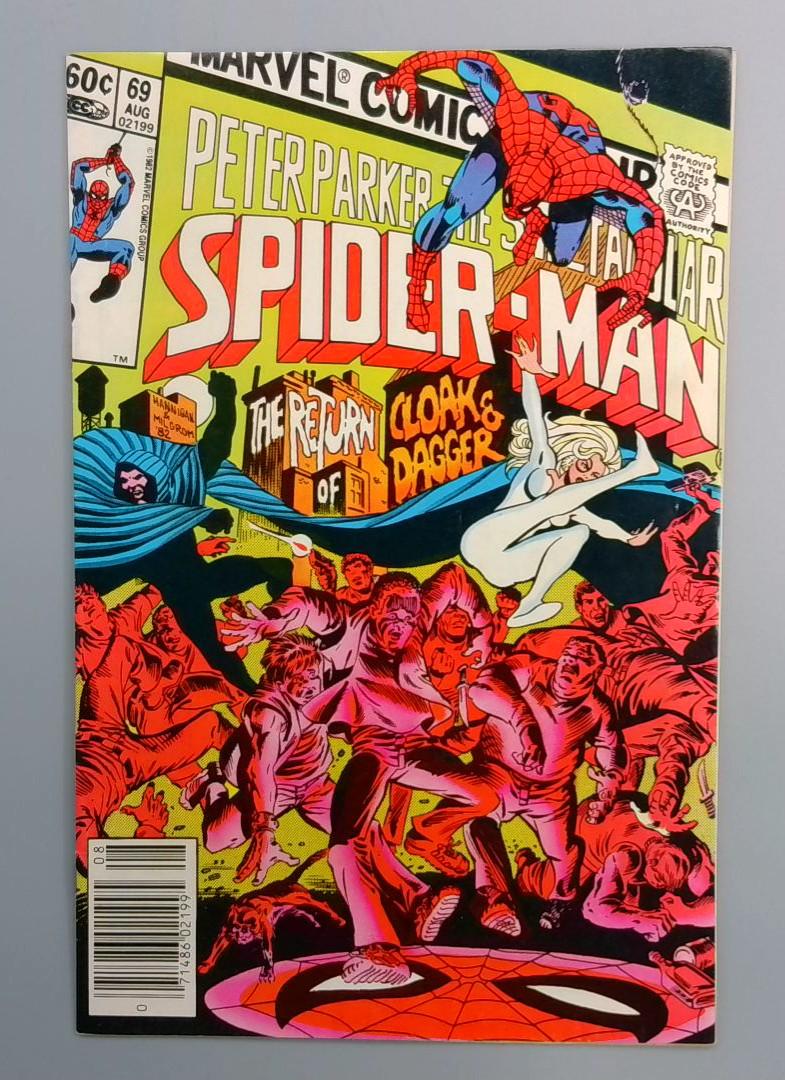Spectacular Spider-Man #69 2nd Appearance of Cloak and Dagger Marvel 1982
