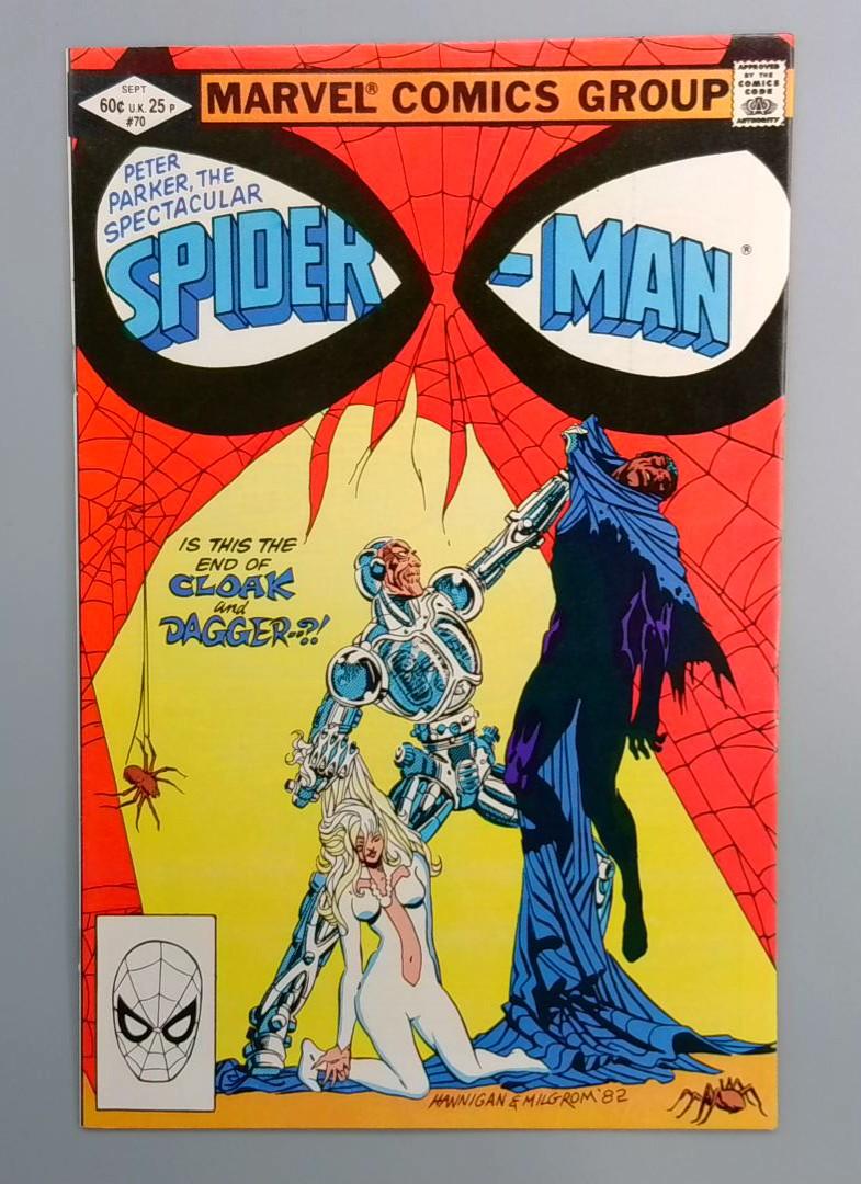 Spectacular Spider-Man #70 3rd Appearance of Cloak & Dagger Marvel 1982