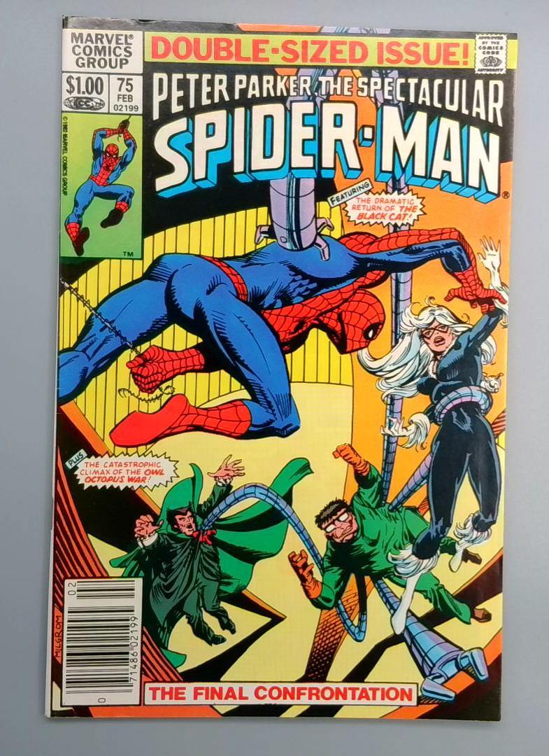 Spectacular Spider-Man #75 NM- Newsstand Edition Marvel 1983